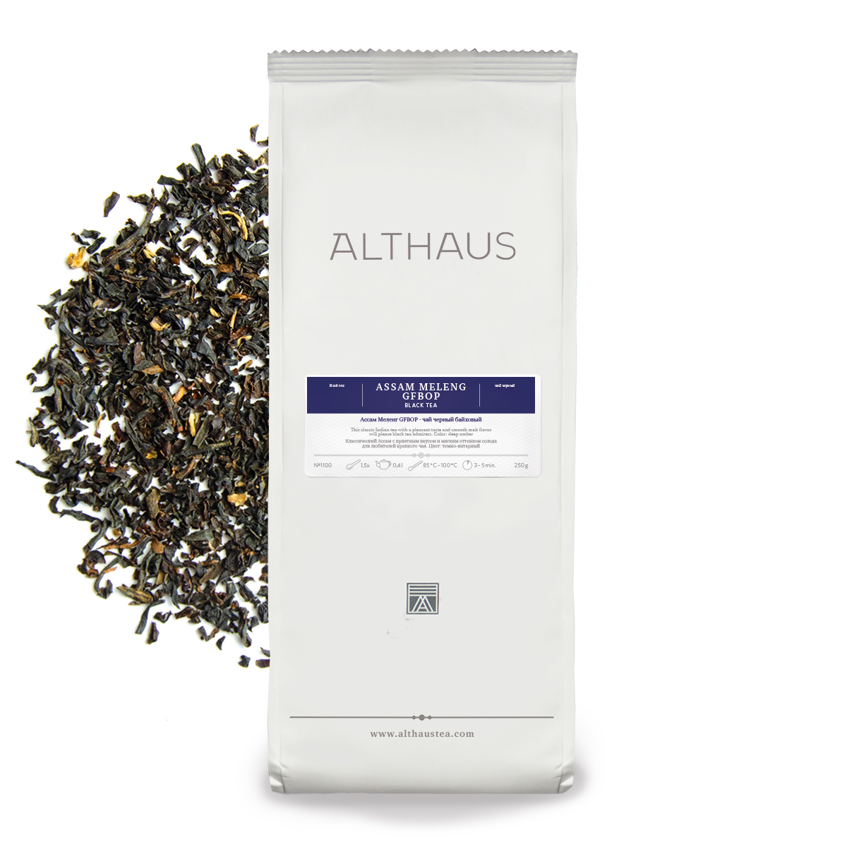 Чай листовой чёрный Althaus Assam Meleng 250гр