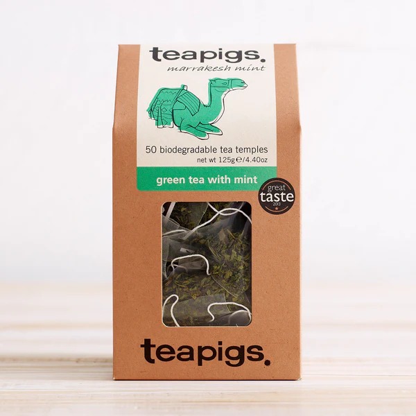 Чай в пирамидках Teapigs Зеленый чай с мятой, 50шт