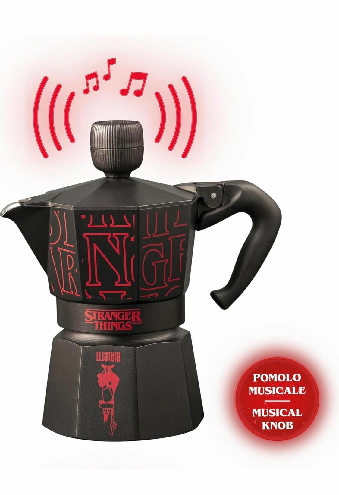 Гейзерная кофеварка Bialetti Moka Express Stranger Things на 3 порции