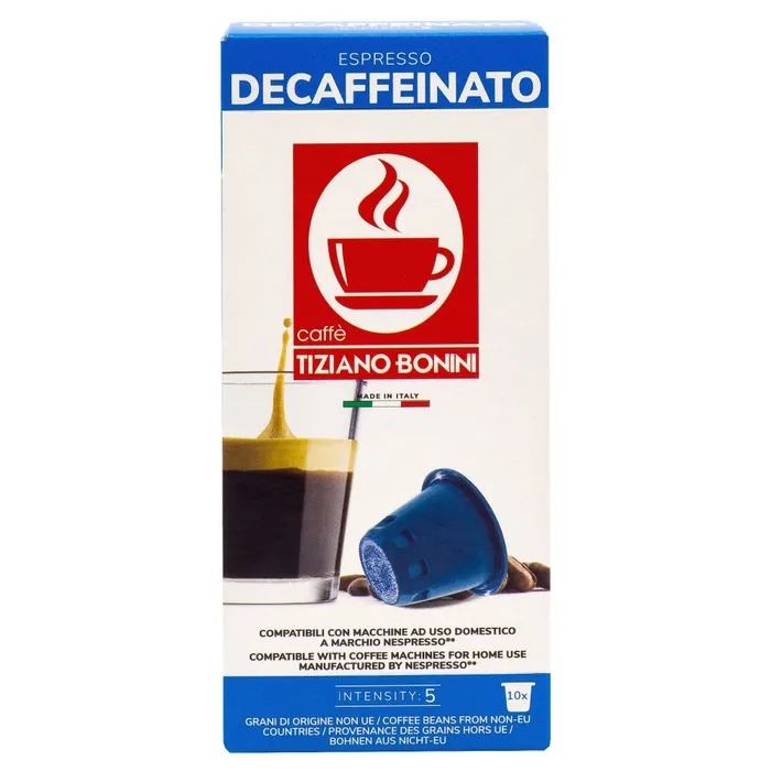 Кофе в капсулах Tiziano Bonini Decaffeinato 10 шт