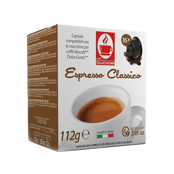 Кофе в капсулах Tiziano Bonini Espresso Classico 16 шт