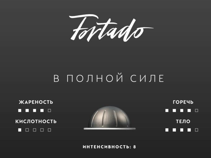 Кофе в капсулах Nespresso Vertuo Half Caffeinato 10шт