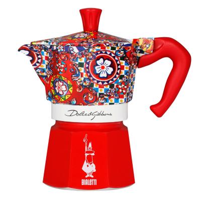 Гейзерная кофеварка Bialetti Dolce&Gabbana Moka Express на 3 порции Гейзерная кофеварка Bialetti Dolce&Gabbana Moka Express на 3 порции
