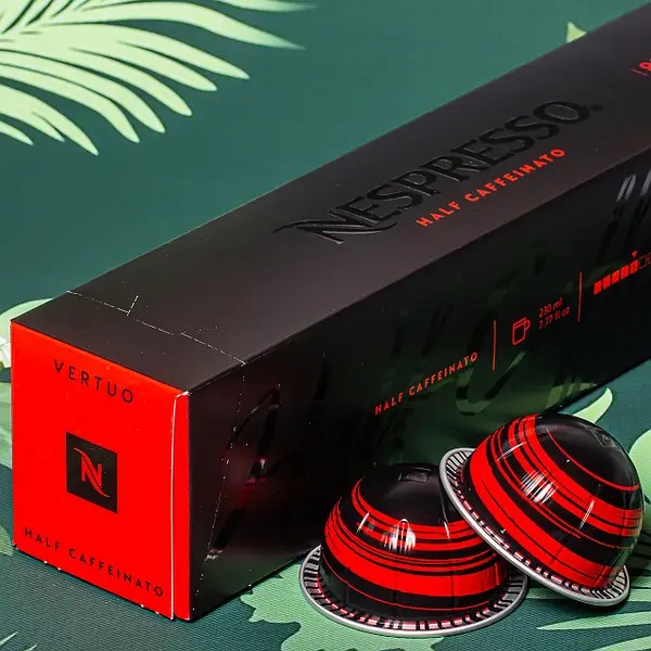 Кофе в капсулах Nespresso Vertuo Half Caffeinato 10шт