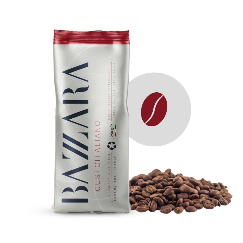 Кофе в зернах Bazzara Gustoitaliano, 250гр